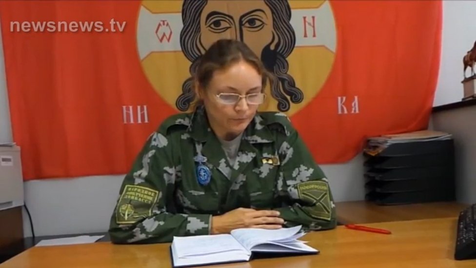 Немецкая ополченка в Новороссии. Обращение. «newsnews.tv» ©