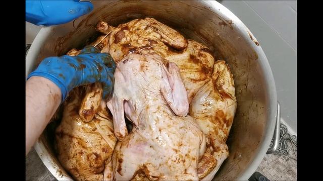 Варёно-копчёные голени индейки  / Мастер класс по копчению / Коптильня Голден Смокер (Golden-Smoker
