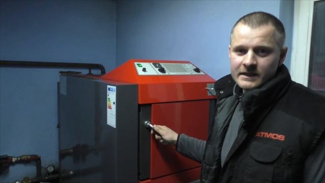 Пиролизный котел ATMOS DC 75 SE // Демонтаж. Монтаж. Запуск. Пиролизное горение