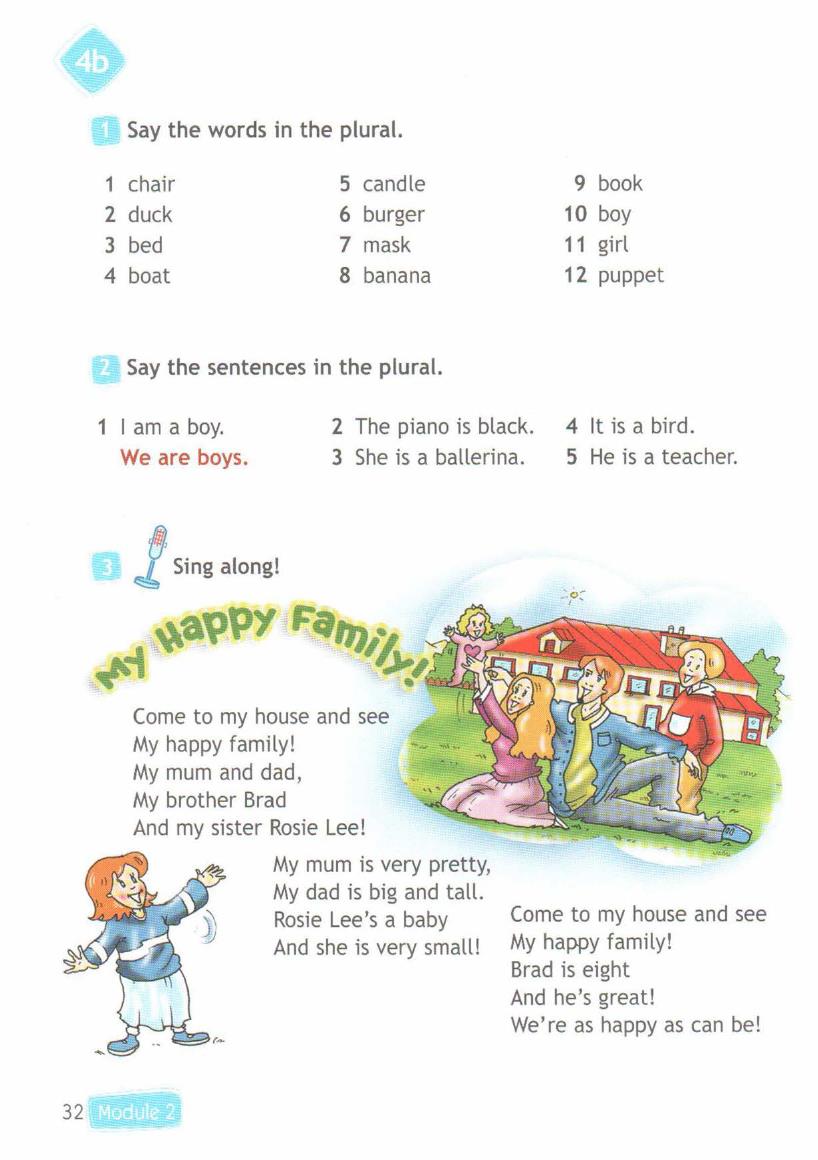 Как переводится английское say. Say the Words in the plural. Say the Words in the plural 3 класс. Say the sentences in the plural перевод. Читаем по-английски учебник.