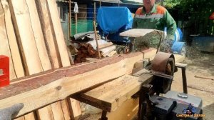 Как распилить бревно дома своими руками