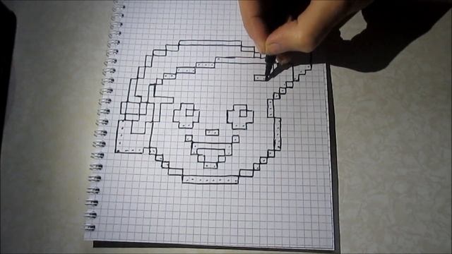 Pikachu Kawaii Santa Hat Pixel Art How To Draw  Pokemon * Как нарисовать по клеточкам Пикачу Пиксел