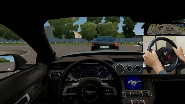 Ford Mustang GT - City Car Driving [Logitech DFGT] смотреть онлайн