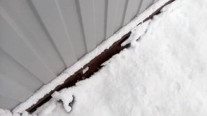 самые дешëвые откатные ворота зимой