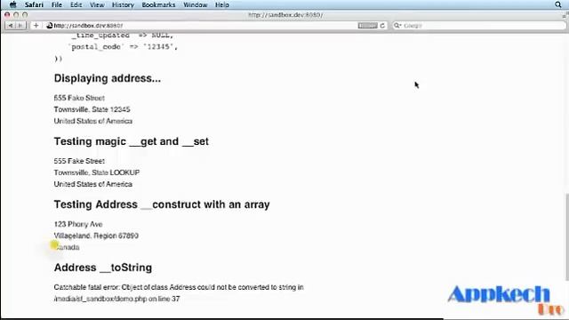 Object-Oriented Programming with PHP : Standardizing object rendering as a string