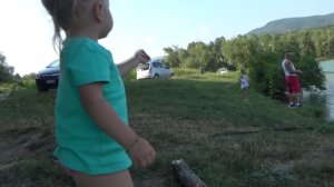 VLOG Алиса на рыбалке Alice fishing