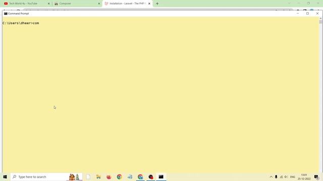 How to Create and run first Project using Laravel  | Install and run first project in laravel