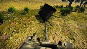 War Thunder The Jagdpanther Flips a T-44 (Slight Lag)