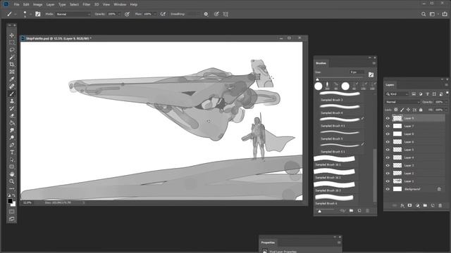 How To Beat DESIGN BLOCK with Find Edges (Concept Art Tutorial)