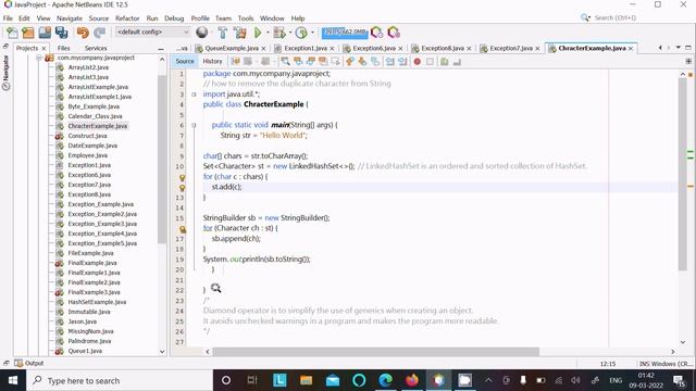 What is the diamond operator in Java смотреть онлайн