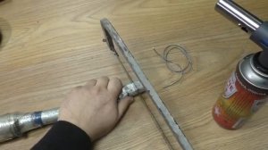 Как обычной турбогорелкой паять алюминий
