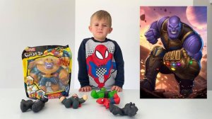 ТАНОС и его Силы Гуджитсу Марвел THANOS Goo Jit Zu Marvel