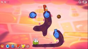Ам Ням Cut the Rope 2 #24 Встречаем МЕДЛЯКА! (уровни 120-125) Детское видео Игровой мультик