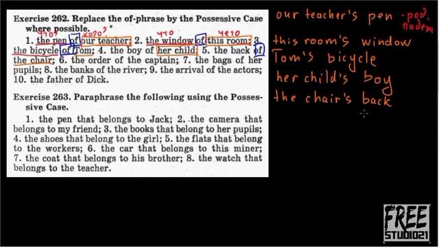 Падежи в английском языке - Possessive Case смотреть онлайн