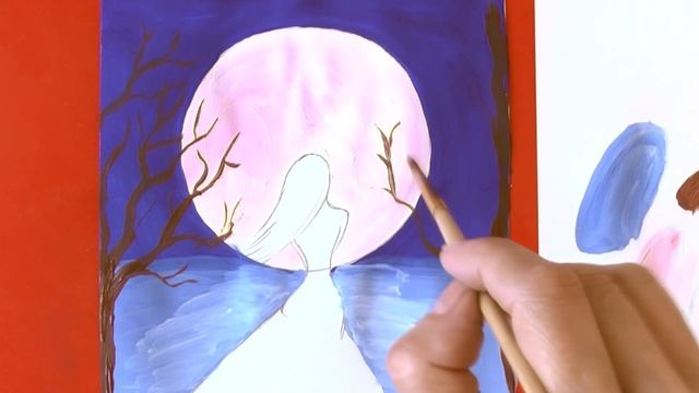 КАК НАРИСОВАТЬ ВЕСНУ  ✿ ВЕСЕННИЙ ОБРАЗ ГУАШЬЮ ❀УРОКИ РИСОВАНИЯ