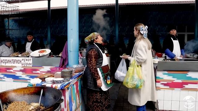 Уличная еда Узбекистана.  Чорсу - обжорный ряд