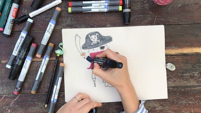 MUNDO PRATA PARTE 2: COMO DIBUJAR UN CAPITAN PIRATA Y UN MARINERO смотреть онлайн