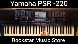 Yamaha PSR 220 || Yamaha PSR 220 sound review