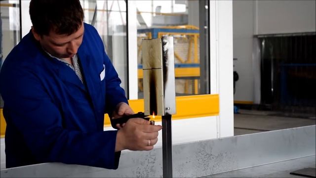 Тестирование ПИР (PIR) наполнителя сэндвич-панелей смотреть онлайн