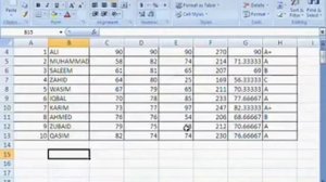 MS Excel. 2007 Full Course Class 04