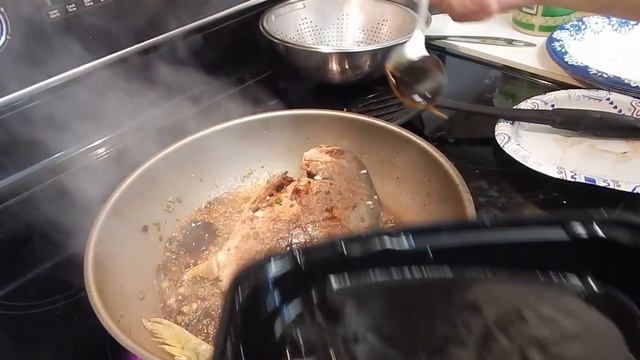 Pomfret With Ginger Garlic Sauce Recipe