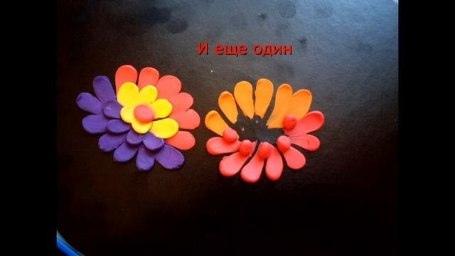 Поделка из пластилина. Роспись подноса пластилином. Объемная аппликация.