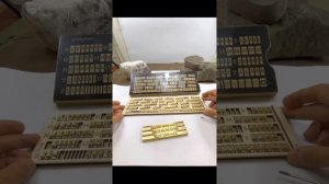 #тиснение #handmade  Обзор наборного штампа LETO в английском варианте.