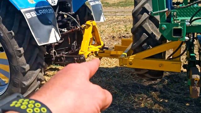 Транспортное устройство из подручных средств для зерновой сеялки ТИТАН 420 смотреть онлайн