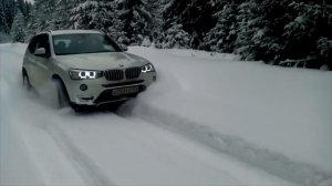 BMW X3 off road snow