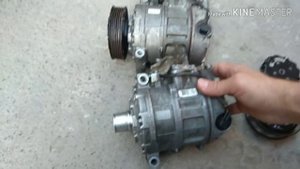 Mercedes W203, W211, W210, КОМПРЕССОР КОНДИЦИОНЕРА ОТ АУДИ В МЕРСЕДЕС, Как я сделал кондер ®️