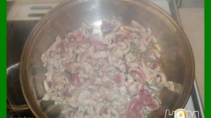 Стрелки чеснока с мясом по китайски  Рецепт салата