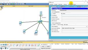 DHCP server configuration using Cisco Packet Tracer