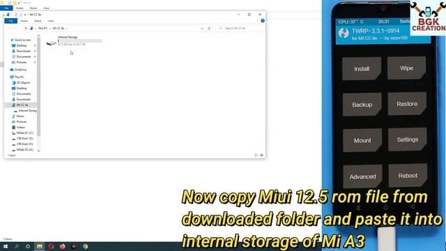 Install Miui 12.5 On Xiaomi Mi A3 Android 11
