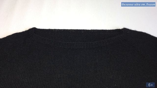 Джемпер оверсайз спицами женский из остатков пряжи | Готовые работы смотреть онлайн