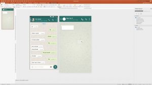 Рисуем мессенджер whatsapp в Powerpoint