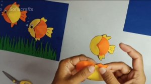 Paper Aquarium craft for kids | Origami Paper Fish | Underwater paper craft