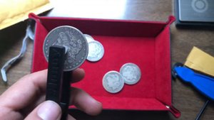 Ping Test - eBay Morgan Silver Dollar, testing for Fake Silver