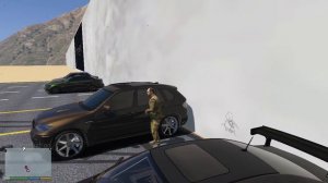 GTA V BMW X5 E70 vs vaz 21099 ну очень мощная 99ка порвала кросовер из германии в дрег гонке,