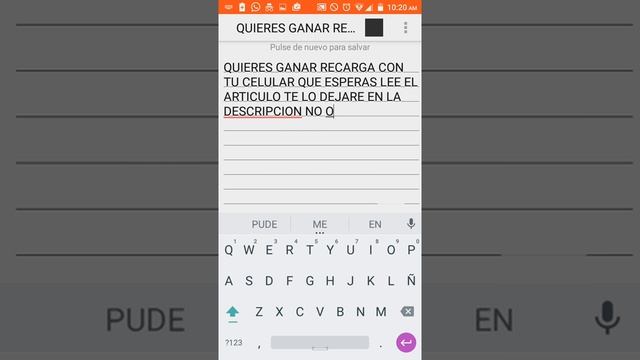 Gana recargas con tu teléfono смотреть онлайн