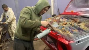 HB BODY 955 Tough Liner. Покраска Нива 21214 под акрил.Как покрасить?Как подготовить? Off-Road 4x4.