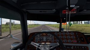 American Truck Simulator - Pizzster's 389 dirt delivery from Miles City (MT) to Linton (ND)