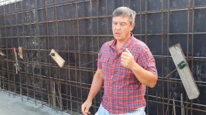 Строим дом в Сочи (бетонные стены подвала)