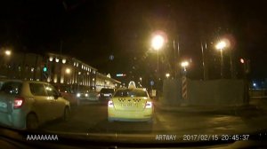 Видеорегистратор Artway AV-391 (ночная съемка)