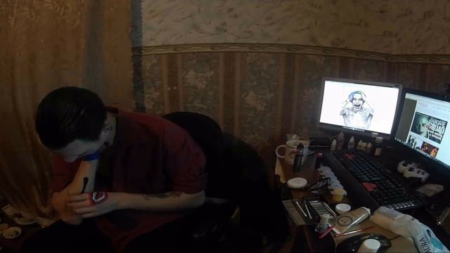 Образ ДЖОКЕРА для Halloween | The Joker makeup SUICIDE SQUAD ♤ смотреть онлайн