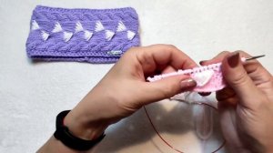 ?Детская повязка на голову спицами➡️ МК ?