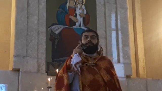 Տեր Առնակ։ Քարոզ Սուրբ Տրդատ մատուռում։ Ter Arnak. Hogevor qaroz Surb Trdat maturum. Проповедь.