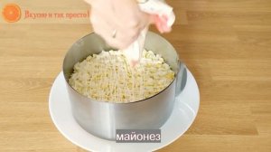 Салат с куриной грудкой