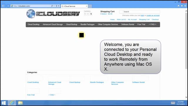 Cloud Desktop Demonstration For Mac OS X (Mac Pro, iMac, MacMini, MacBook Pro) смотреть онлайн