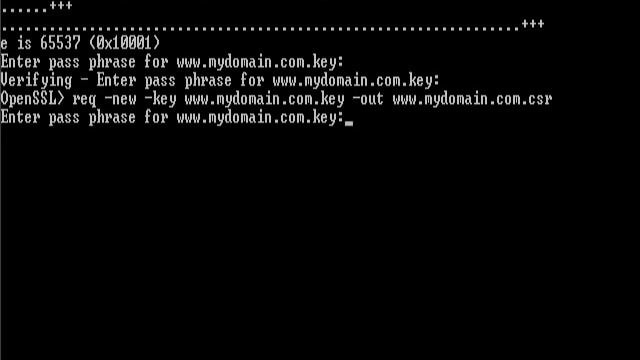 Creating your SSL Certificate Signing Request (CSR) for Apache using OpenSSL смотреть онлайн