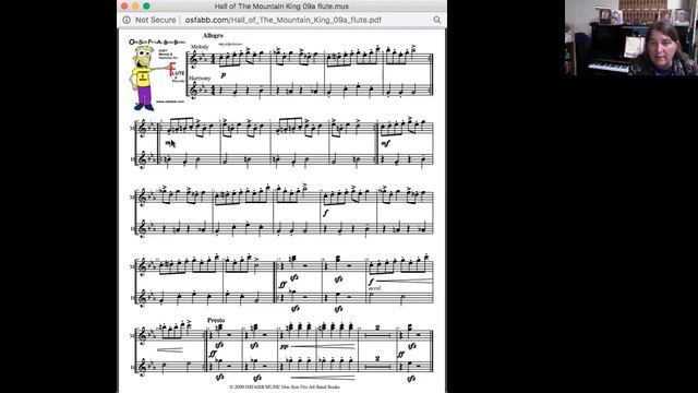 Beeth. Flutes - C minor Mountain King (week 3, April 7) смотреть онлайн